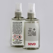 Hände-Desinfektionsmittel als Spray